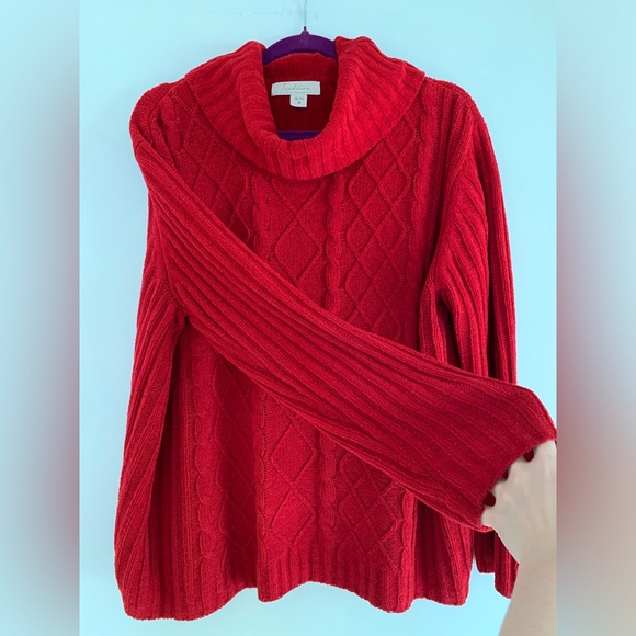 🐢Tradition country collection Cowl Turtle Neck Sweater - Picture 2 of 10